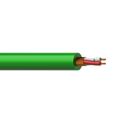 PROCAB MC305G/1 Zbalansowany kabel mikrofonowy - flex 2 x 0,23 mm?- 24 AWG 100 m, zielony