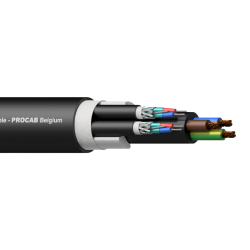 PROCAB PAC252/1 Kabel hybrydowy: symczny kabel sygnałowy i zasilanie 100 m