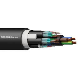 PROCAB PHC2522/3 2 x sygnał zbalansowany / DMX-AES, 2 x CAT7 S/FTP & 3G2.5 Kabel zasilający 300 m