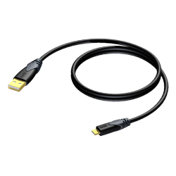 PROCAB CLD612/1.5 USB A - USB micro A 1,5 ma