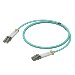 PROCAB FBL130/0.5 Fiber optic cable - lc/pc - lc/pc - duplex - LSHF 0.5 meter - lshf - aqua