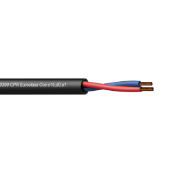 Procab CLS215-CCA/1 Loudspeaker cable - 2 x 1.5 mm2 - 16 AWG -  EN50399 CPR Euroclass Cca-s1b,d0