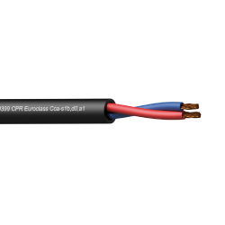 PROCAB CLS225-CCA/1 Kabel głośnikowy - 2 x 2,5 mm? - 13 AWG - CPR Euroclass Cca 100 m