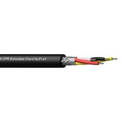 Procab CMX422-CCA/1 DMX-512 cable 4 x 0.34 mm2 22 AWG EN50399 CPR Euroclass 100 m wooden reel