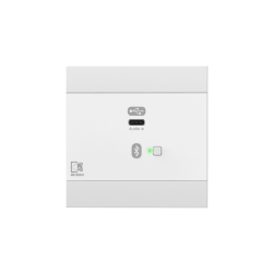 AUDAC NWP400/W Sieciowy panel wejściowy audio - USB Type-C Wersja biała