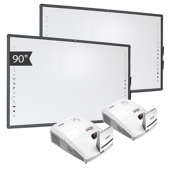 Zestaw Tablica 8 (2x Avtek TT-BOARD 90 + 2x Vivitek D757WT)