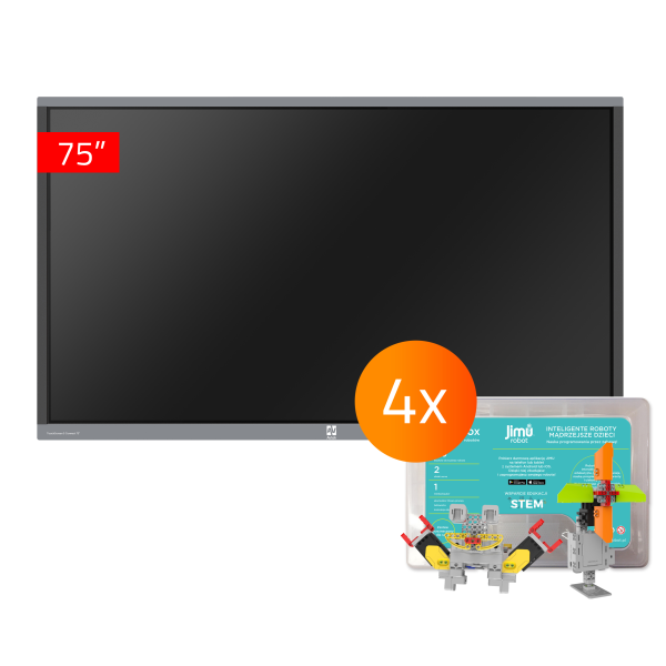 Zestaw 18 - 1x TouchScreen 5 Connect 75, 4x Jimu Box