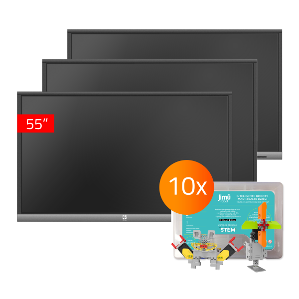 Zestaw 22 - 3x TouchScreen 5 Lite 55, 10x Jimu Box
