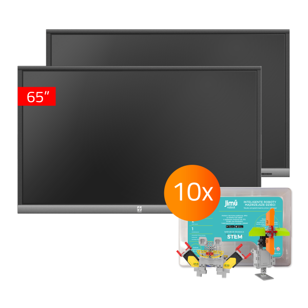 Zestaw 23 - 2x TouchScreen 5 Lite 65, 10x Jimu Box
