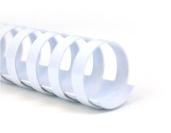 Grzbiety plastikowe 6mm białe