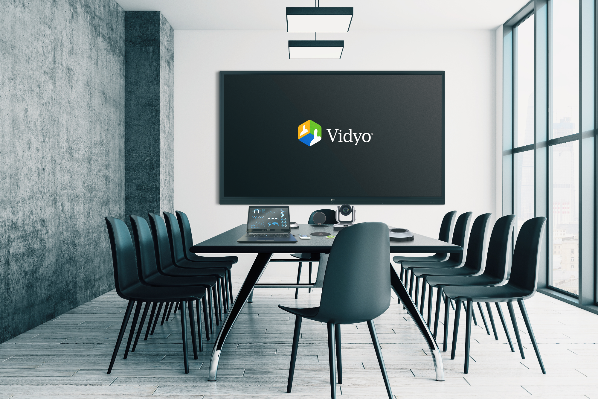 projekty AV w Vidis - średnia sala konferencyjna