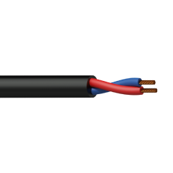 Procab BLS215/1 Loudspeaker cable - 2 x 1.5 mm? - 16 AWG - CCA 100 meter - black