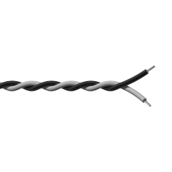 PROCAB PR4309/1 Skręcony kabel montażowy - 2 x 0,25 mm? - 23 AWG 100 m, czarno-biały
