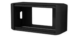CAYMON CASY034/B CASY on-wall chassis - 4 space Black