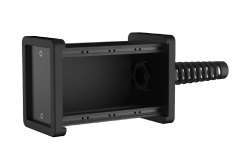 CAYMON CASY044S/B Stage box CASY na 4 moduły z gumową osłoną przeciwwstrząsową, wersja czarna