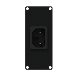 CAYMON CASY181/B Panel CASY ze złączem wejściowym zasilania Euro, 1-modułowy, czarny