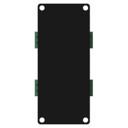 CAYMON CASY191/B Panel CASY z ekranowanym izolatorem galwanicznym stereo, 1-modułowy, czarny