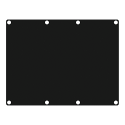 CAYMON CASY301/B Zaślepka CASY, pełna, 3-modułowa, wersja czarna
