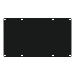CAYMON CASY401/B Zaślepka CASY, pełna, 4-modułowa, wersja czarna
