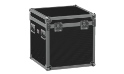 CAYMON FCE066HD/B Flightcase EURO with hinged cover and divider profile Black