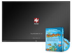 Monitor interaktywny Avtek TouchScreen 6 Lite 86 z oprogramowaniem EduBoty