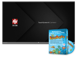 Monitor interaktywny Avtek TouchScreen 6 Connect 65 z oprogramowaniem EduBoty