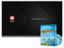 Monitor interaktywny Avtek TouchScreen 6 Connect 75 z oprogramowaniem EduBoty