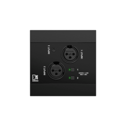 AUDAC NWP320/B Sieciowy panel wejściowy audio - 2 x XLR + 3,5 mm jack + BT (4 CH) Wersja czarna